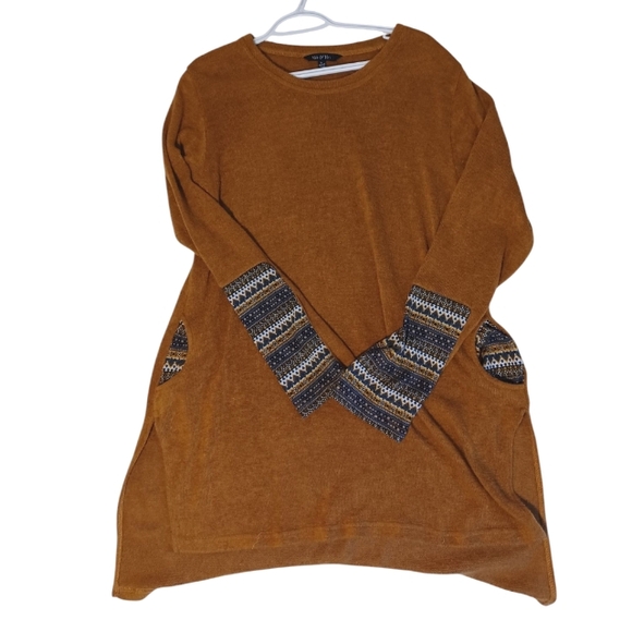 Yak &Yeti Sweaters - Yak & Yeti Long Golden Sweater Super Cute Cuffs and Pockets!